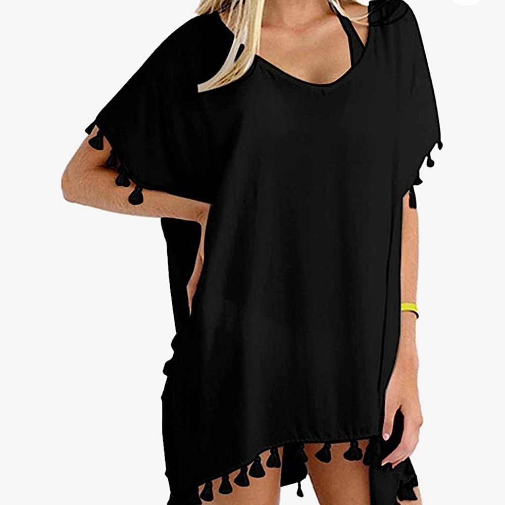 Beach swim suit cover up